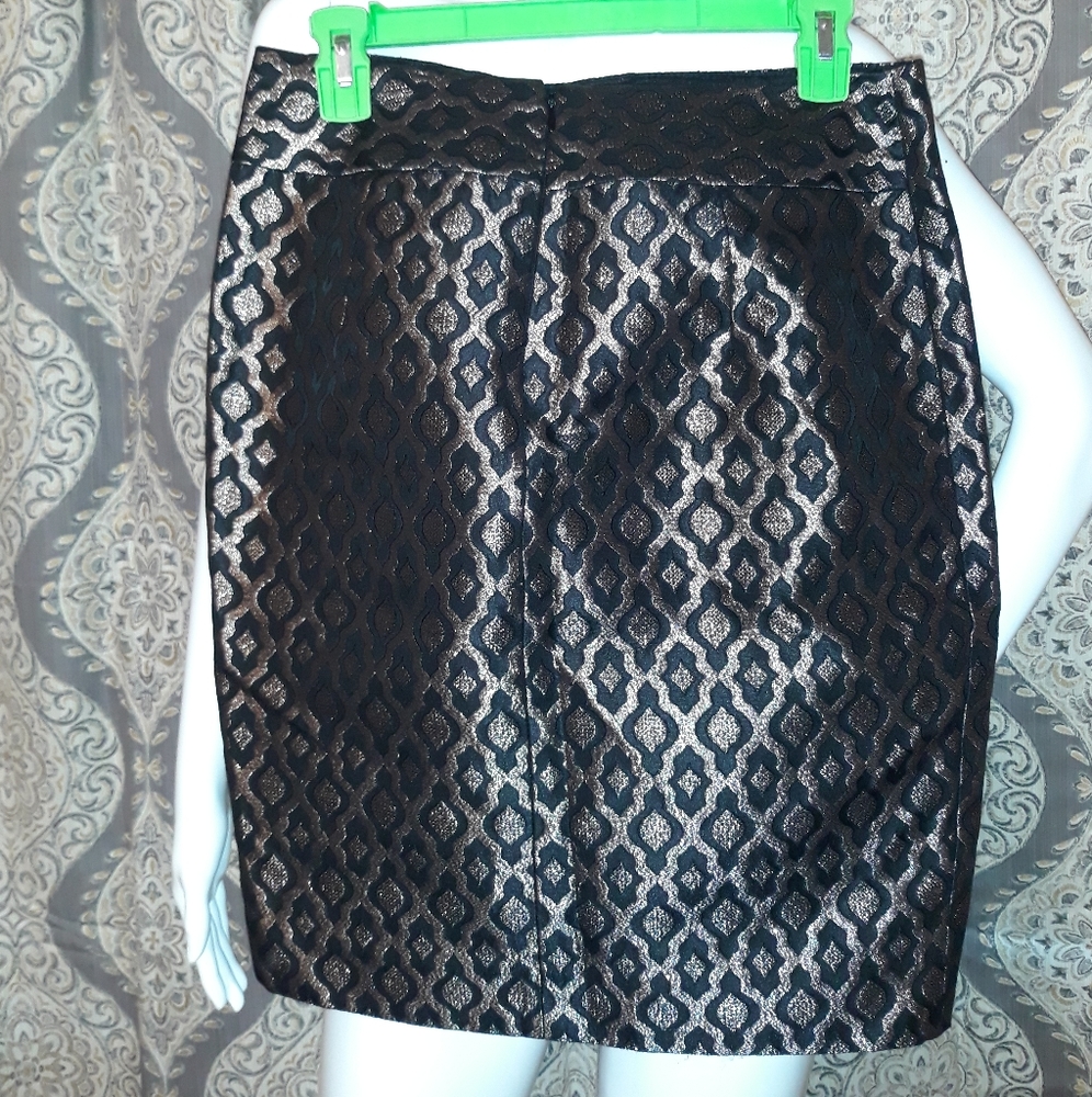 The Limited Bronze Metallic Skirt